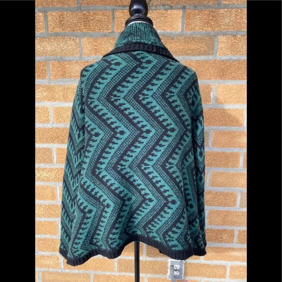 torn by ronny kobo drape open cardigan lambswool L - Picture 6 of 8